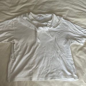 VINTAGE Sailor Inspired White T-shirt - Size L